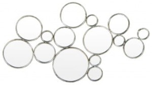 Ozdobne lustro CIRCLE