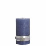 Świeca RUSTIC Medium Blue Lene Bjerre H12,5cm