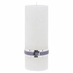 Świeca RUSTIC White Lene Bjerre H20cm
