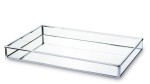Lustrzana srebrna taca SILVER  M