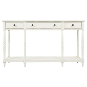 Drewniana konsola CHARLESTON WHITE