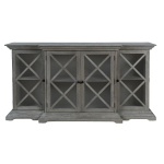 Drewniana komoda LONG ISLAND III szara