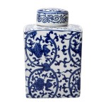 Wazon z porcelany z pokrywką LUCY