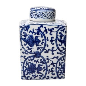 Wazon z porcelany z pokrywką LUCY